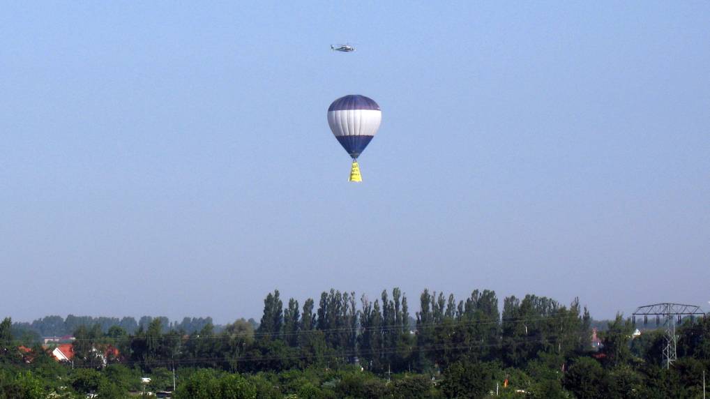 Greenpeace-Heiluftballonfahrer