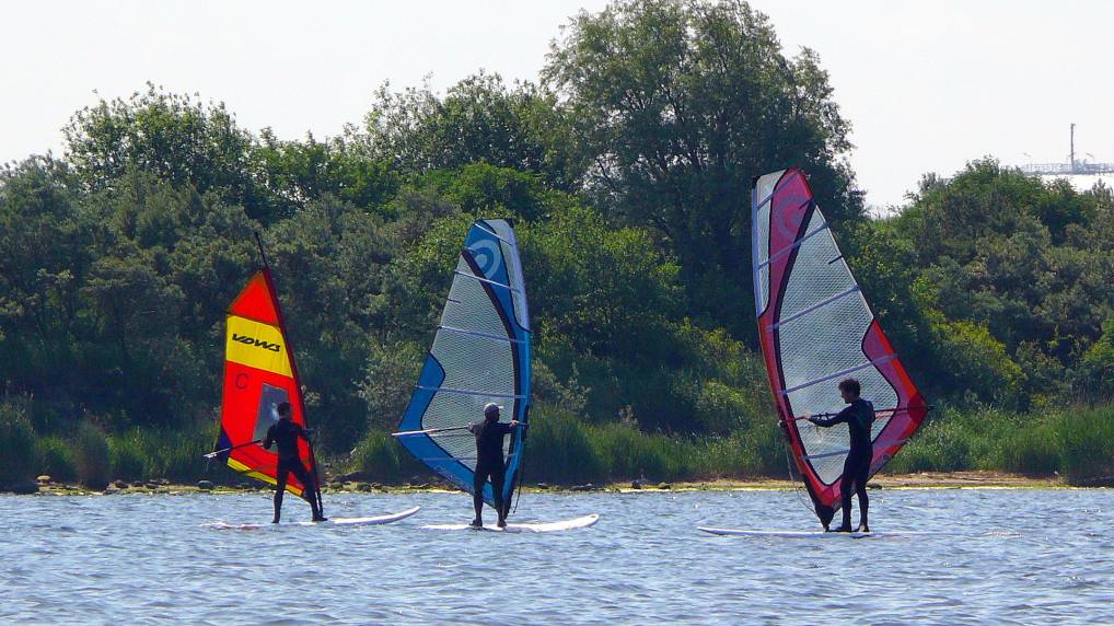 Surfen auf dem Breitling