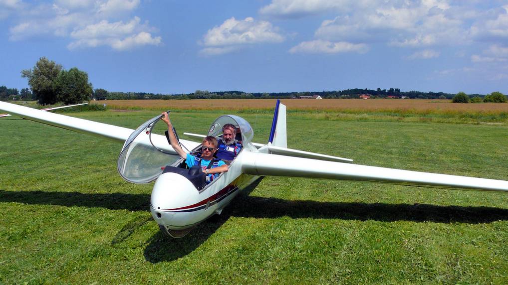 Flugplatz Purkshof und Bocian