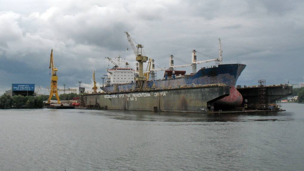 Seehafen an der Odermndung
